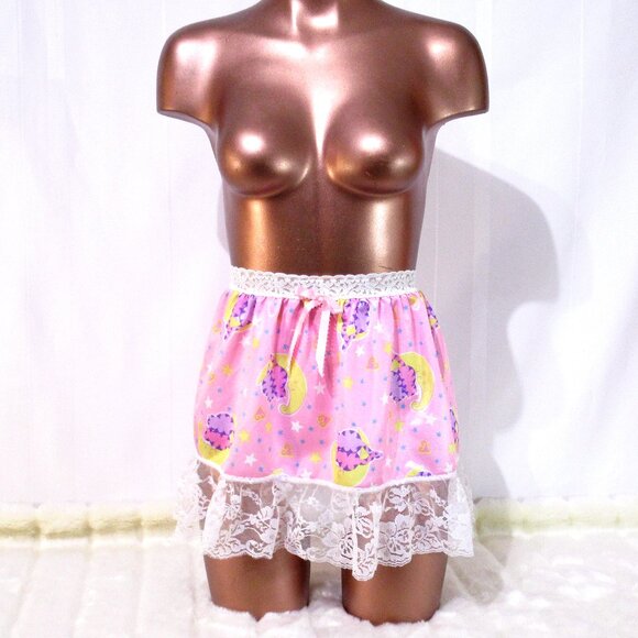 Vintage Pretty Sissy Skirt Slip L/XL - Picture 4 of 8